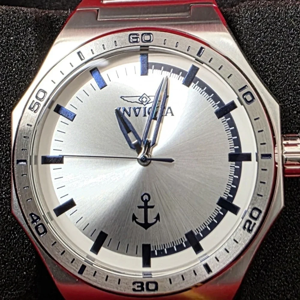 NEW OCEAN VOYAGE Men Model‎ 49970 - Men's Watch Quartz Steel 44mm #0766